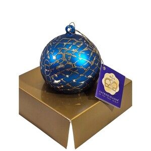 VTG 2002 Sacred Season Miracle Great Catch #32007 Blown Glass Christmas Ornament